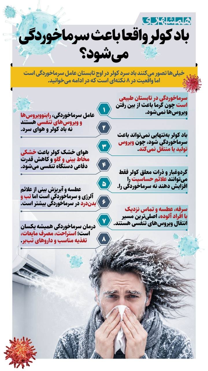 علت سرماخوردگی در تابستان چیست؟ | پای باد کولر واقعا در میان است؟