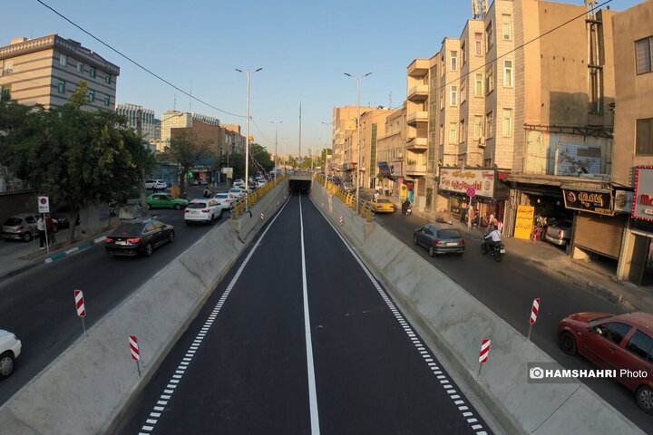 افتتاح زیر گذر میدان سپاه