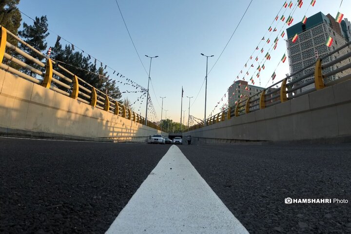 افتتاح زیر گذر میدان سپاه
