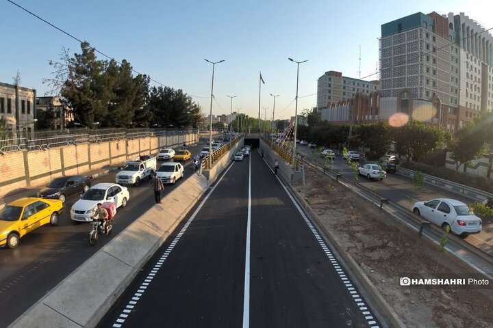 افتتاح زیر گذر میدان سپاه