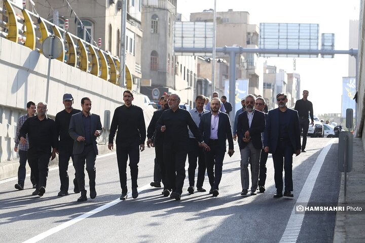 افتتاح زیر گذر میدان سپاه
