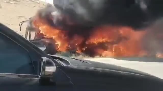 لحظات تصادف وحشتناک با ۳۵ کشته + فیلم