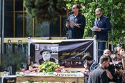 تصاویری از تابوت زنده‌یاد اکبر عبدی؛ ببینید