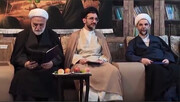 حضور رئیس عدلیه در منزل شهید خطیب | ویدئو