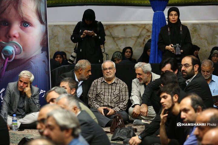 مراسم بزرگداشت رهبر شهید ایران توسط اصحاب رسانه