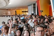حرف دل بچه‌هایی که برای دیدن نیما تکیدو زیر دست و پا ماندند | موهایش را برای یادگاری کندند!