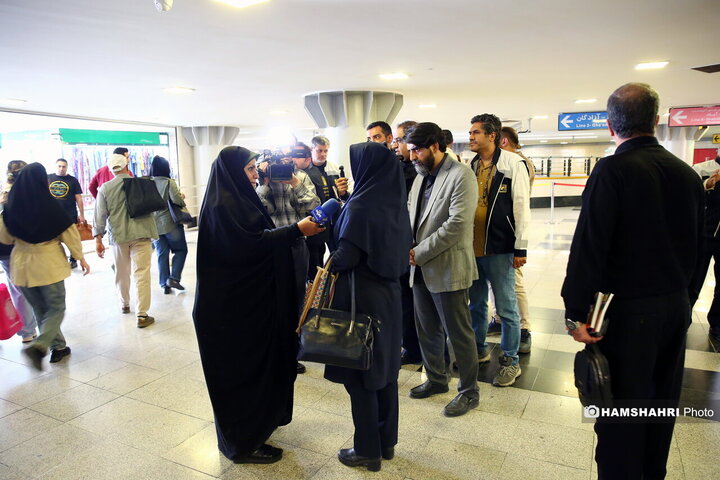 بازدید سخنگوی شهرداری تهران از مترو ولیعصر