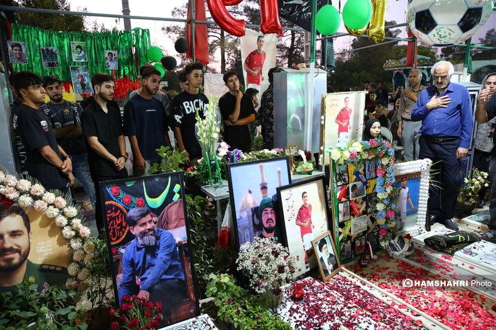 جشن تولد برای شهید فوتبالیست