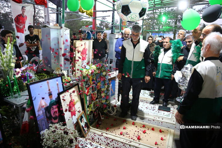 جشن تولد برای شهید فوتبالیست