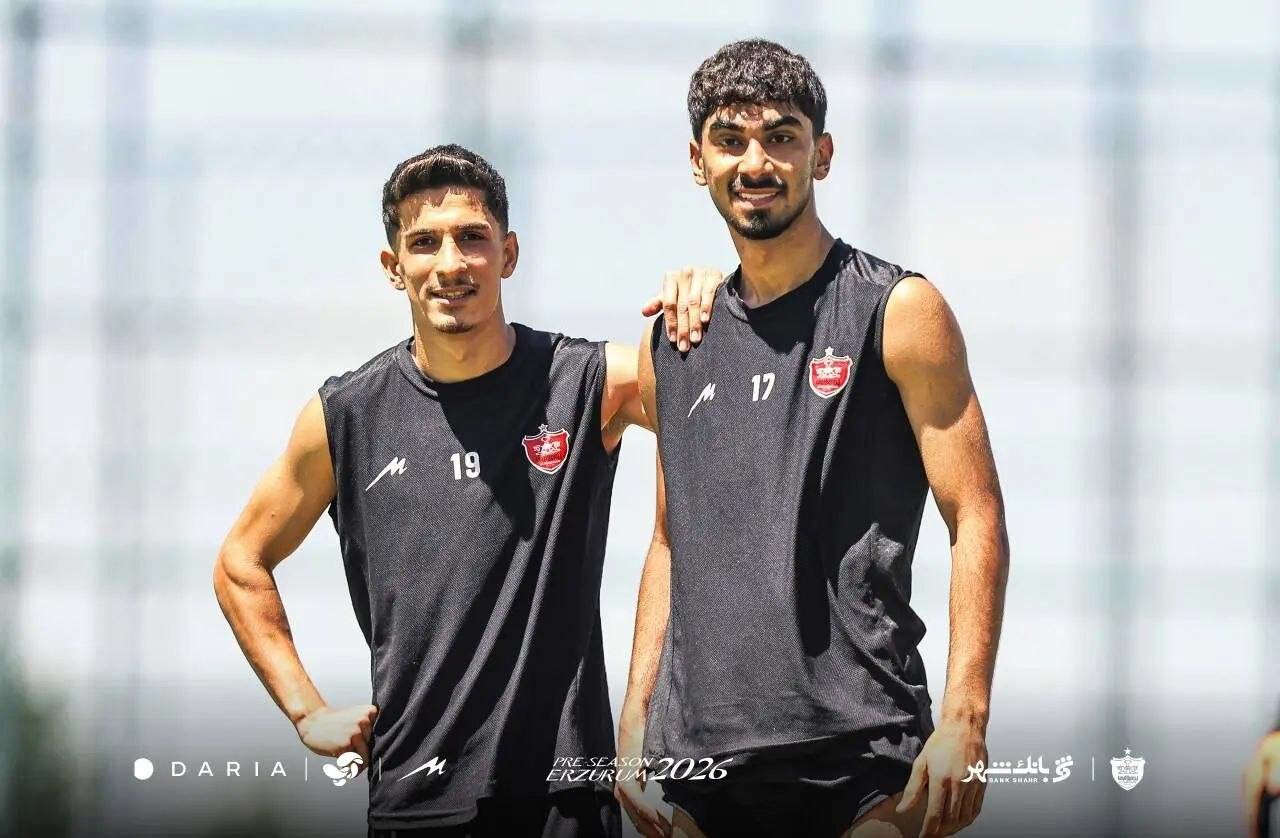 زوج خطرناک پرسپولیس در خط حمله + عکس