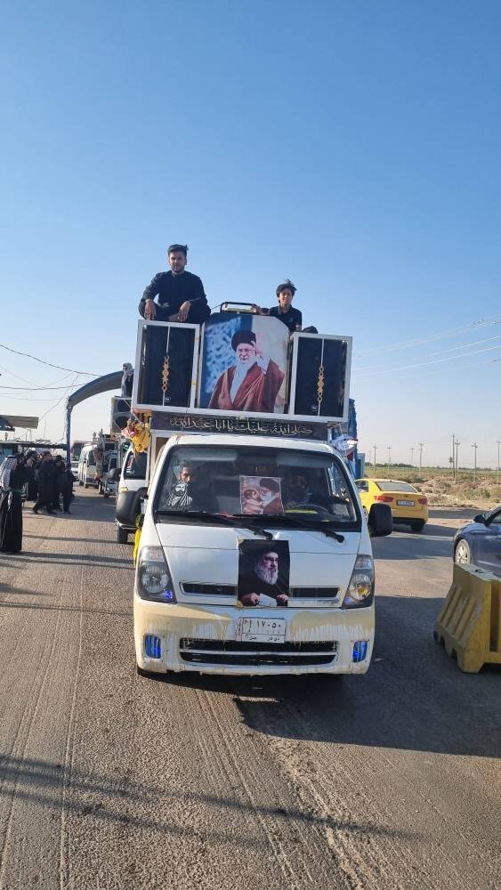 یاد رهبر شهید ایران در بینالحرمین و جنوب عراق؛ ببینید
