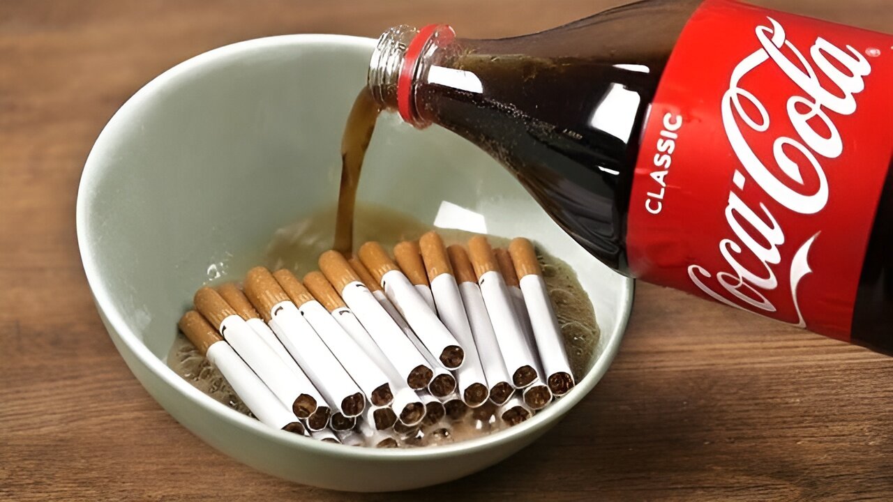معجزه کوکاکولا و سیگار؛ قویترین آفتکش و لکهبر خانگی در ۵ دقیقه! آموزش ساخت محلول دفع حشرات با کوکاکولا و سیگار