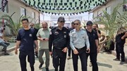 پشتیبانی از زائران حسینی با همراهی آتش نشانان