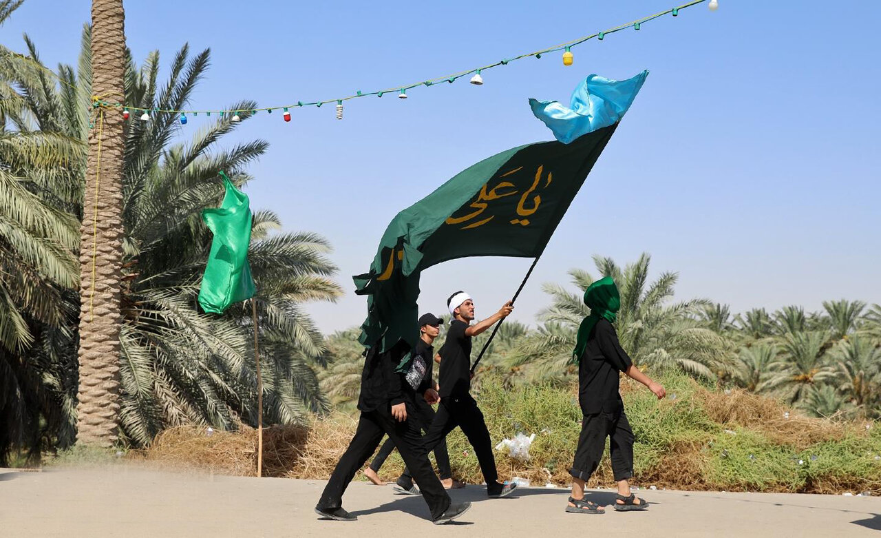 آن راه دیگر |‌ «طریق‌العلما» به‌عنوان سرسبزترین مسیر پیاده‌روی اربعین، میزبان زائران است
