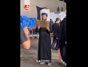 از باد زدن زائران با یک تکه مقوا تا برافراشتن پرچم خونخواهی + ویدئو