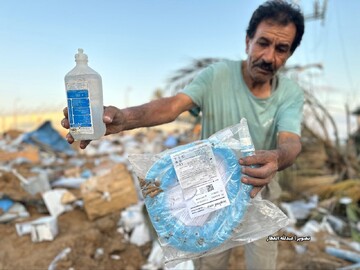 انفجار در انبار داروهای بیمارستان بعد از حمله اسرائیل + ویدئو | تصاویری از وضعیت انبار بیمارستان شهدای الاقصی غزه