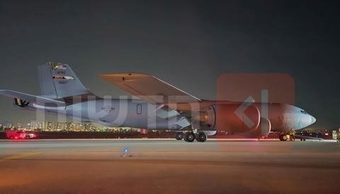 Damaged US tanker plane returns to US from Israel