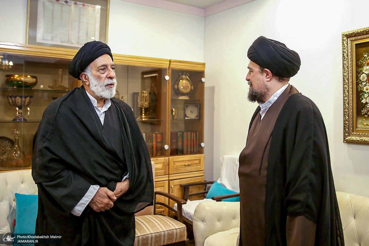 تصاویری از دیدار سیدحسن خمینی با سیدهادی خامنه‌ای