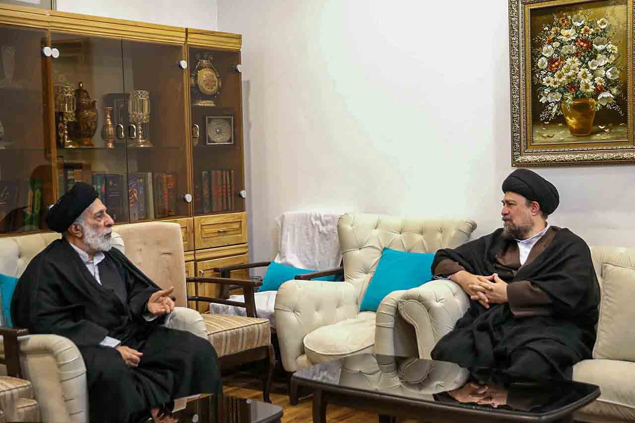 تصاویری از دیدار سیدحسن خمینی با سیدهادی خامنه‌ای