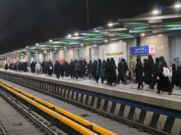 اختلال ایجادشده در سرویس‌دهی مترو رفع شد