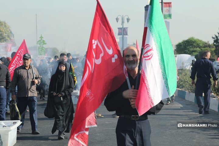 مراسم پیاده روی جاماندگان اربعین حسینی(ع)