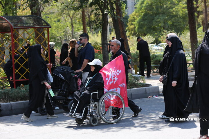 مراسم پیاده روی جاماندگان اربعین