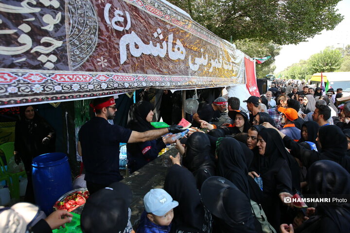 مراسم پیاده روی جاماندگان اربعین