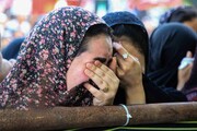 تصاویر بدرقه باشکوه خانواده شهیدان جعفری در قشم
