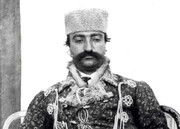 «دوستعلی خان، نوۀ ناصرالدین شاه» در حال ماهیگیری در رودخانۀ لار | عکس