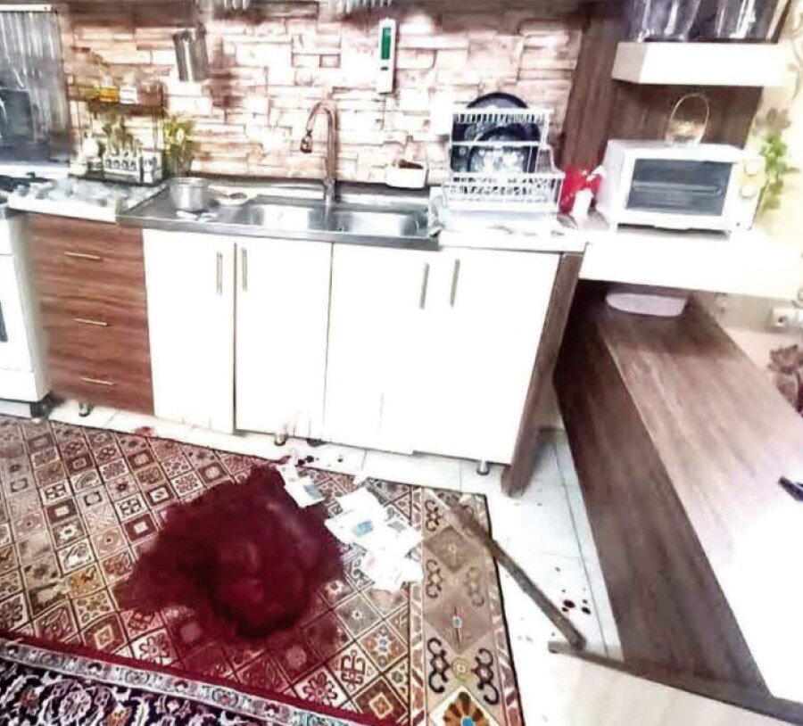 همسرکشی خونین مقابل چشمان دختر ۱۷ساله + عکس