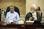تصاویری از احمدی‌نژاد و جلیلی در جلسه مجمع تشخیص
