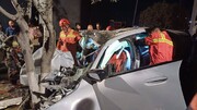 ببینید چه بلایی بر سر این BMW آمده است | تصادف مرگبار  بی ام در بزرگراه همت + فیلم