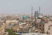 هشدار آلودگی در این شهر؛ گرد و خاک، نفس شهر را گرفت | تصاویر