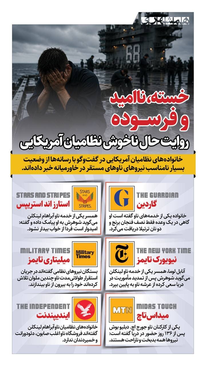 خسته، ناامید و فرسوده ؛ روایت حال ناخوش نظامیان آمریکایی + اینفوگرافیک
