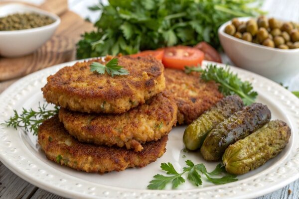 طرز تهیه کتلت با گوشت و لپه