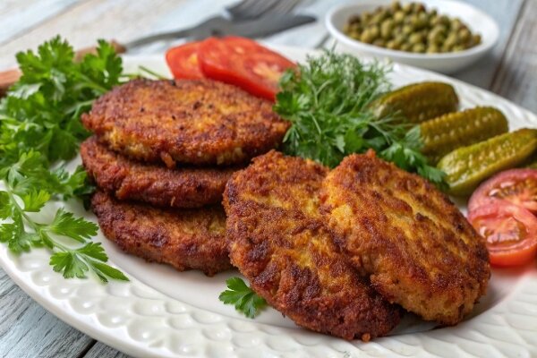 طرز تهیه کتلت با گوشت و لپه | چه کار کنیم مایه کتلت وا نرود، خشک نشود؟