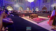 تایم‌لپس از حضور عاشقان شهید سیدعلی خامنه‌ای در اطراف مزار | ویدئو