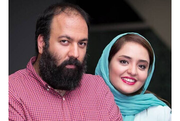 ببینید | لحظه‌ای که علی اوجی با ذوق نرگس محمدی را بغل می‌کند
