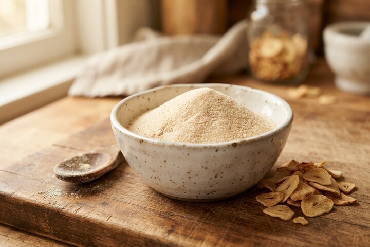 آموزش طرز تهیه پودر سیر خانگی
