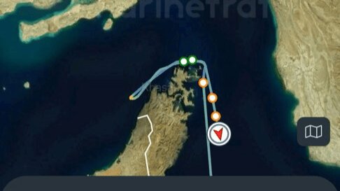 هشدار سپاه به نفتکش چینی در تنگه هرمز؛ واکنش چینی ها | موقعیت این نفتکش را در تصویر ببینید