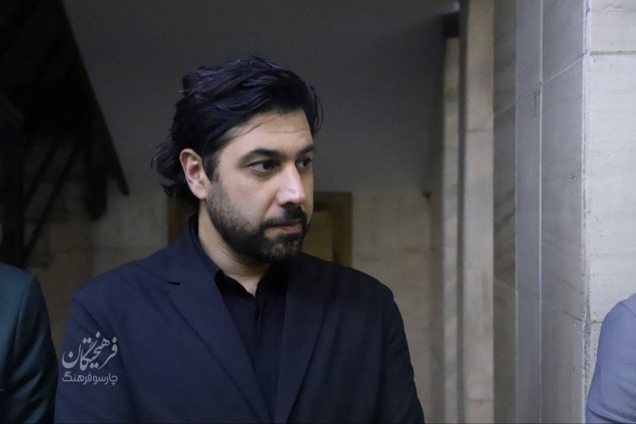 تصاویری از احسان خواجه امیری در مراسم ختم پدرش