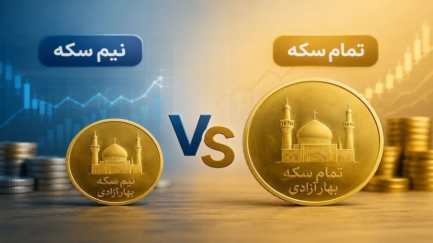 تمام سکه یا نیم سکه