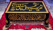 داریوش ارجمند با ویلچر در رواق دارالذکر حضور یافت + ویدئو