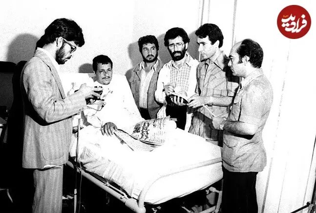 دو تصویر از هاشمی رفسنجانی بعد از ترور