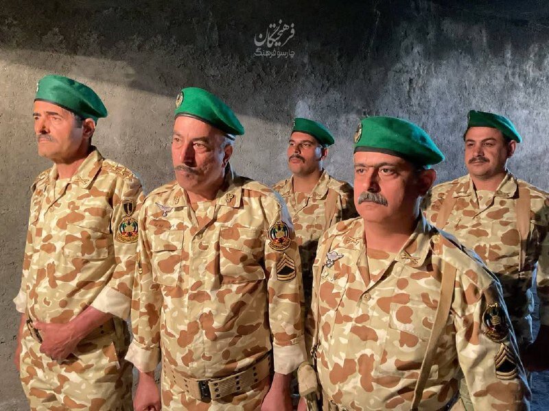 پژمان بازغی در لباس نظامی؛ تصاویری از پشت صحنه یک فیلم