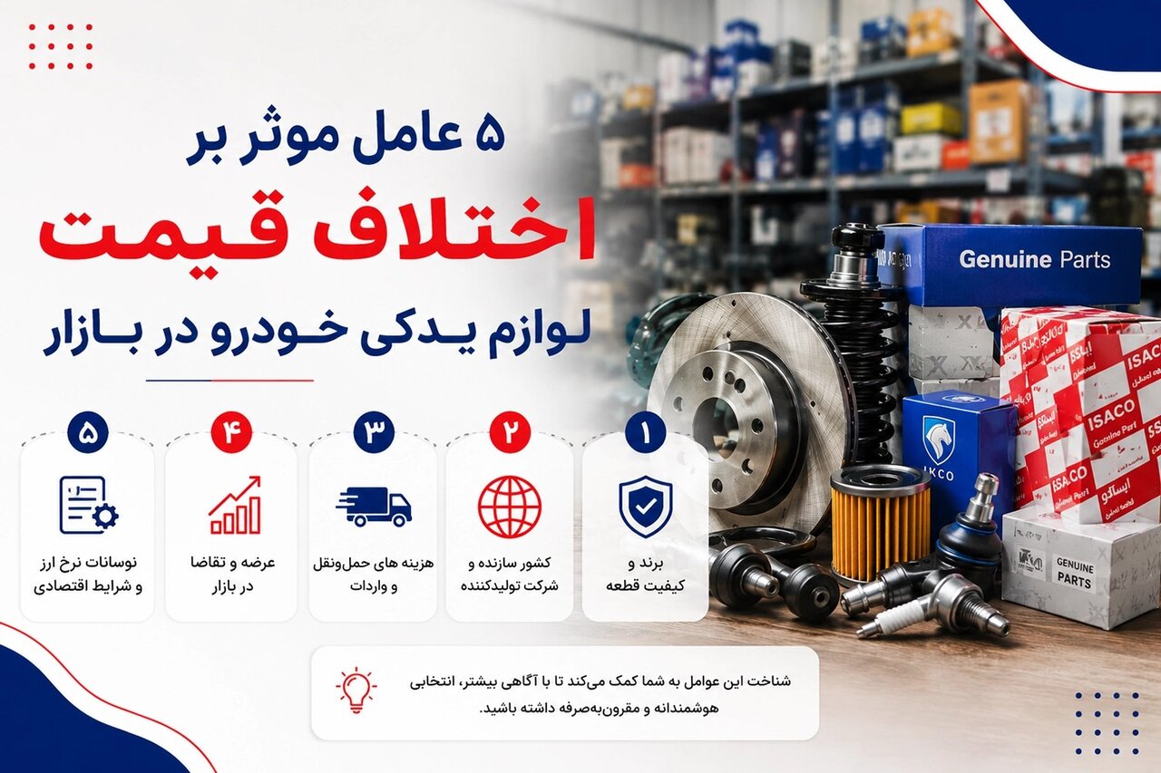 5 عامل اختلاف قیمت لوازم یدکی خودرو در بازار (1)