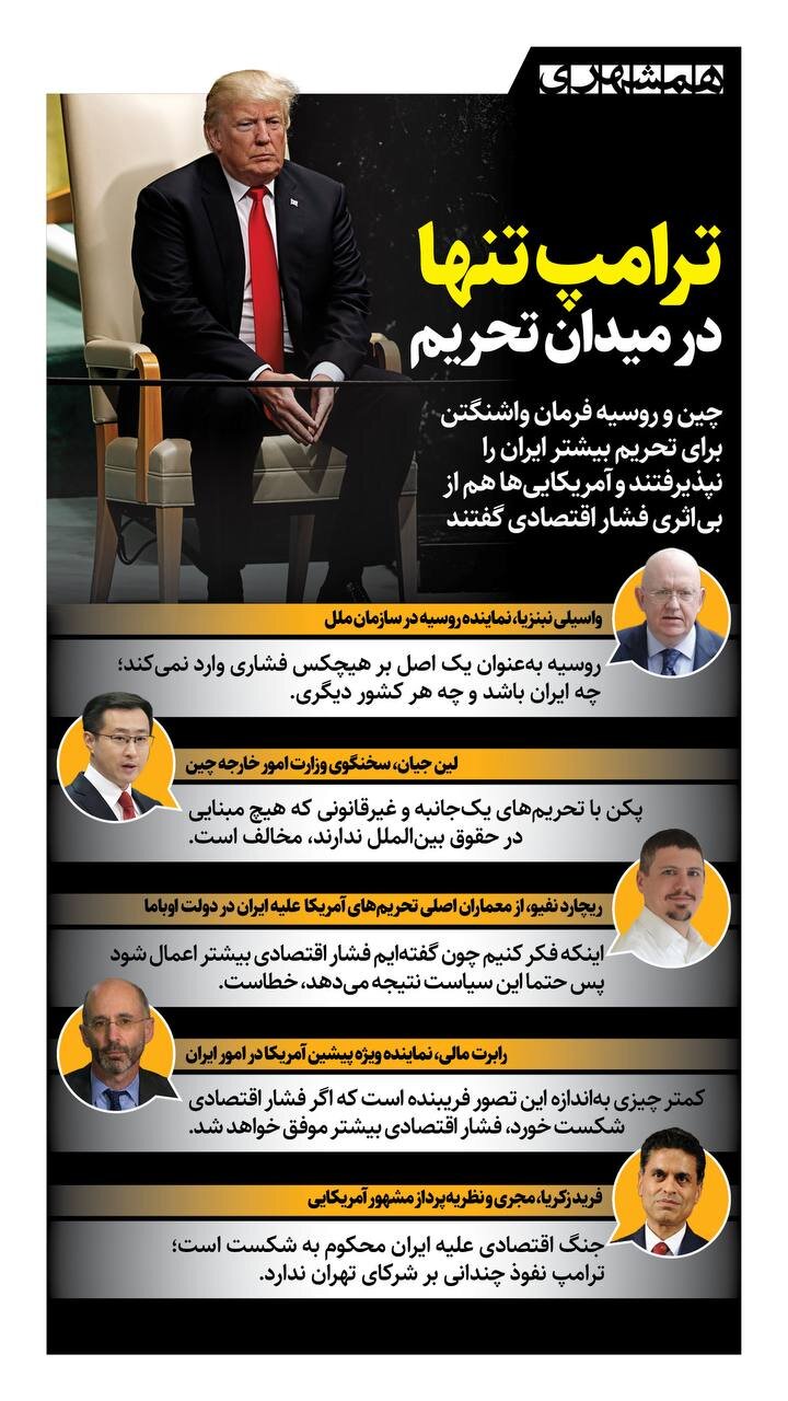 چین و روسیه به ترامپ نه گفتند
