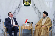 عمار حکیم در دیدار با دیپلمات آمریکایی: سلاح گروه‌های مسلح عراقی باید تحویل داده شود