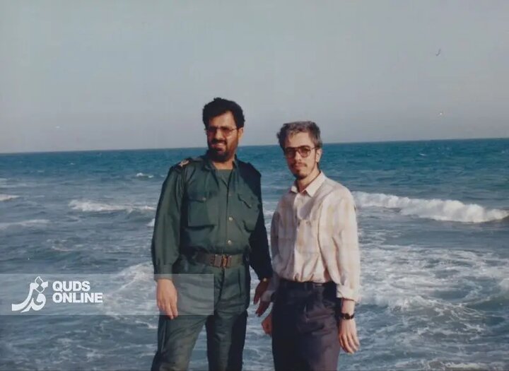 در کنار شهید محمد باقری (افشردی)، رئیس اسبق ستادکل نیروهای مسلح

