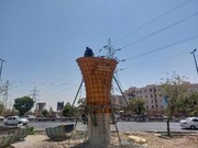 عملیات اجرایی پروژه پل عابرپیاده محله باغ فیض متوقف شد